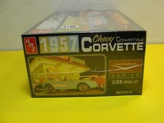 AMT 1016 1957 Chevy Corvette in Aqua KIT 1/25 Sealed