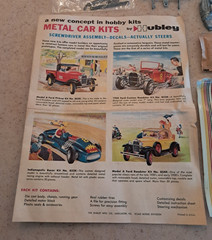 Vintage Hubley Metal Model Car Kit – Model A Ford Roadster