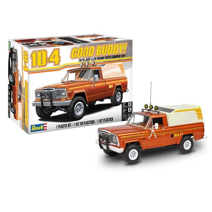 Revell #14568 1/24 79 Jeep J-10 Pickup with Camper top