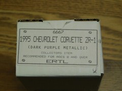 AMT ERTL 1995 Chevrolet Corvette ZR-1, Dark Purple Metallic, 6667, 1:25 Model