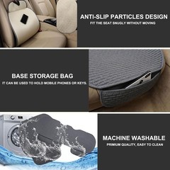 2PCS Car Seat Covers Cushion Pad Breathable Anti Slip Auto Seat Protector Pad