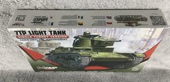 MIRAGE 355001 1:35 7TP Polish Light Tank Single Turret Plastic Model Kit