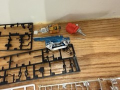 Unassembled Model Car Kit Parts Lot