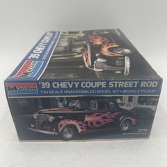 Monogram 1939 Chevy Coupe Street Rod Car Kit #2719 1/24 Scale New