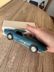 NOS! AMT/ERTL 1970 Corvette LT-1 Mulsanne Blue in 1/25 Scale