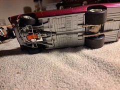 Custom Pre-Built Painted Purple Plastic Model Car Ready to Go Single Unit