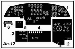 ACE PE7225 Photo-etched set for Roden AN-12 Kit. CAT#7225 1/72 scale