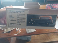 AMT FORD 1932 Phaeton model kit Build 1 of 2 ways New in Open Box Lot # 58