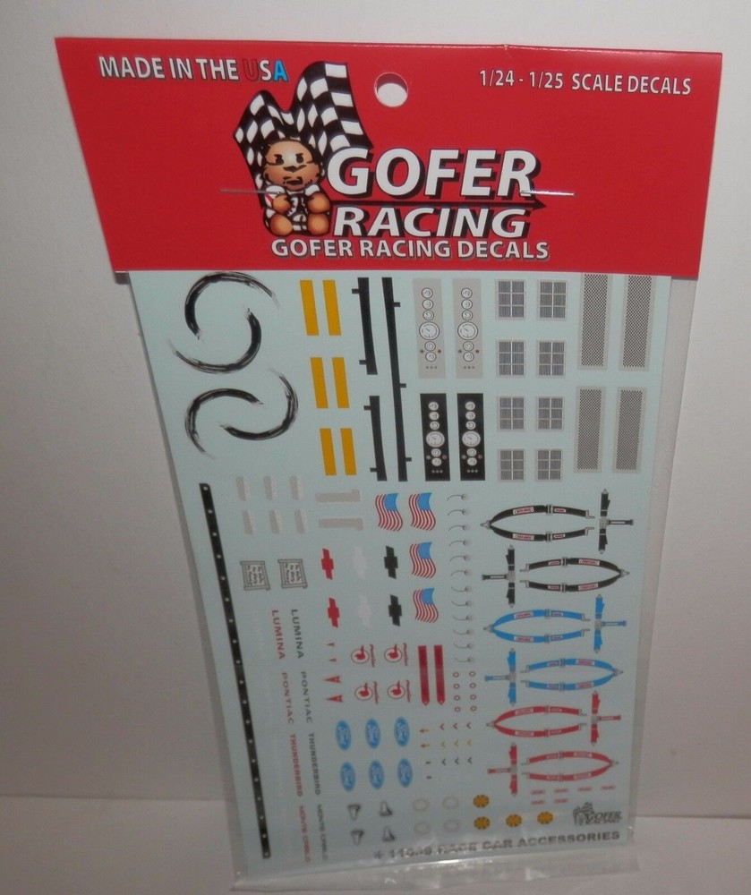 Gofer Racing 1:24/25 Race Car Accessories #11039 NIP
