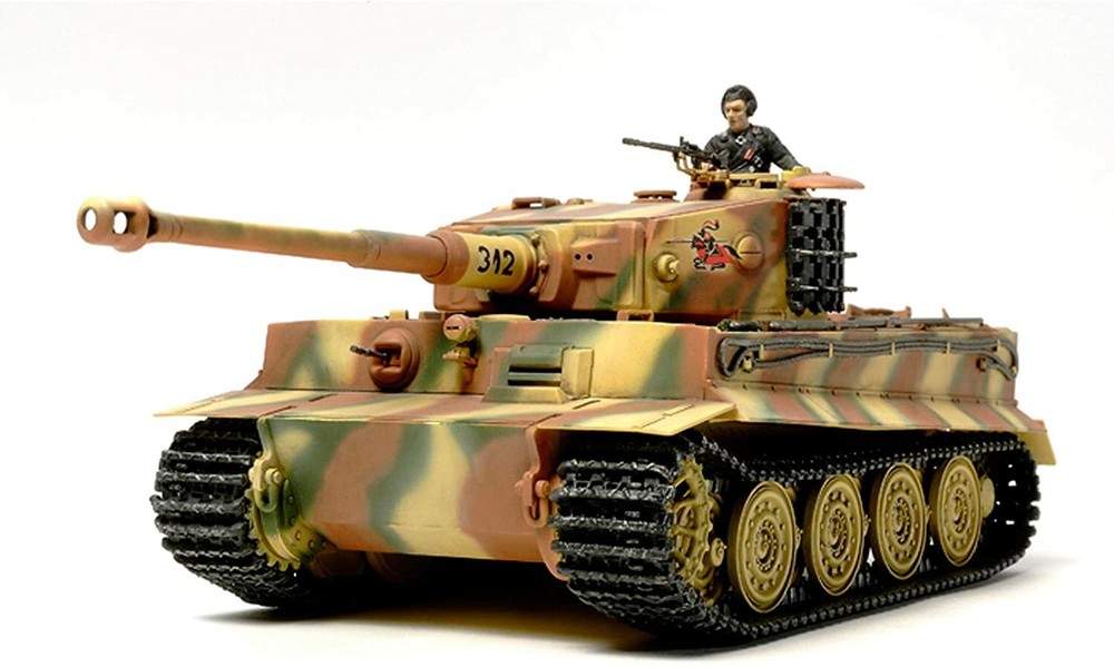 タミヤ 1/48 ミリタリーミニチュアシリーズ No.75 ドイツ陸軍 重戦車 タイガー I 後期生産型 プラモデル 32575