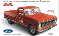 Moebius 2564 1/25 1968 Ford F‑250 Custom Cab Plastic Model Kit