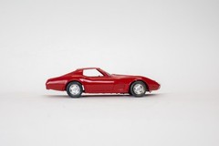 1974 Chevrolet Corvette Stingray Red Promo Model Car w/ Original Box Vintage Dea