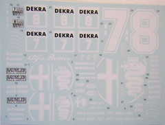 Decalpool 1:24 Scale Alfa Romeo 155 V6 Ti DTM 1993 Decal Sheet DP338 suit Tamiya