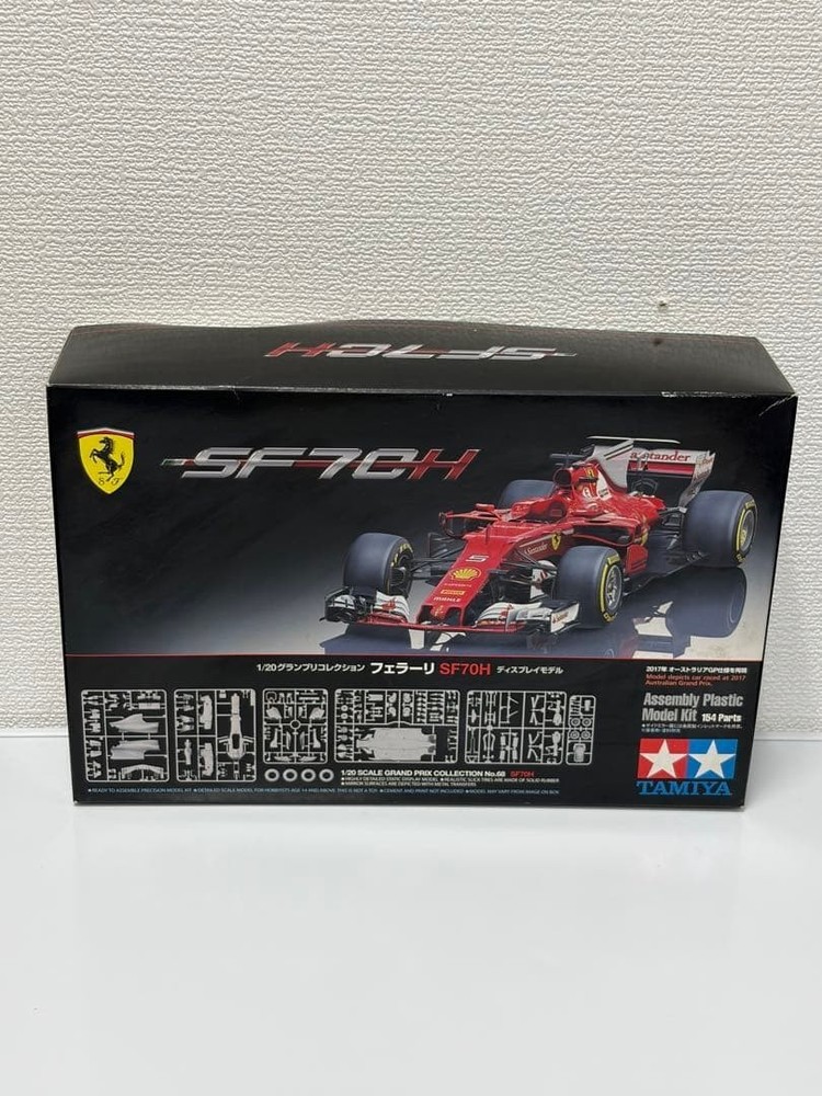Tamiya Ferrari SF70H 2017 1/20 Model Kit Item 20068 Japan Used