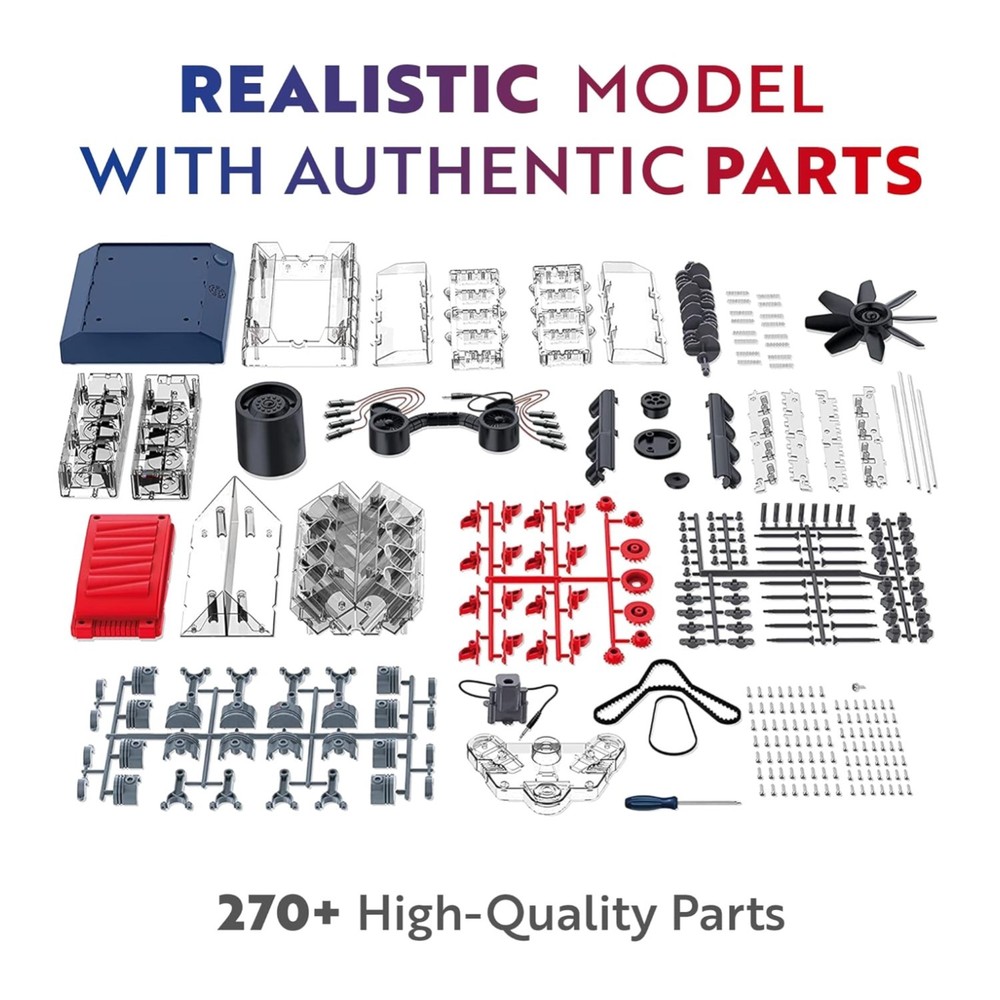 Small V8 Model Engine Kit with Real Engine Sounds$