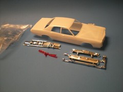 1978 Dodge Monaco 1/25 Hood Body Glass Chrome Bumper Cali Cop Car Taxi Model