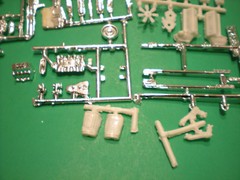 MPC 67 1967 GTO Pontiac 1/25 400 stock or blower motor engine headers side pipes