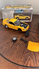 1995 Ford Mustang GT 1:25 AMT Model Kit – Partially Built