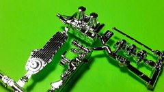 AMT 40 1940 Ford Sedan 1/25 2 Engine Lot Flathead Buick Nailhead Headers