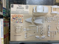 AMT 1940 Ford Coupe Street Rods 1/25 Scale Model Kit – Preowned see photos