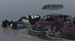 ABS-LIKE RESIN 3D PRINTED 1/25 2022 CHEVROLET SILVERADO 1500 KIT. PLEASE READ!