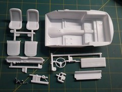 66 1966 Mustang 1/24 Carrol Shelby GT 350H Hertz Interior Tub Bucket Seat Dash
