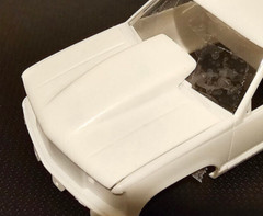 LEX’S SCALE MODELING Resin Bubble Hood for ’92, ’96 & 454 SS Chevy P/U AMT 1/25.