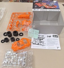 Revell Old School Deal’s Wheels ZZZZZZZ-28 Plastic Unassembled Kit Orange Decals