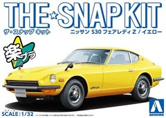Aoshima 1/32 The Snap Kit Series NISSAN S30 FAIRLADY Z Yellow Model Kit 13-C JP