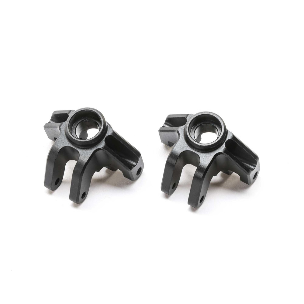 Losi Steering Spindle Set Aluminum Black Mini LMT Small, Multicoloured