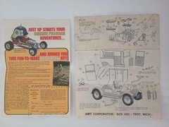 Vintage Assortment of Model Junkyard Parts & Vintage Directions
