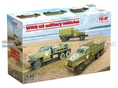 ICMDS3528 1:35 ICM WW2 US Military Vehicles (G7117, US6-U3 Trucks & US6-U5