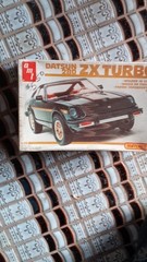 AMT Datsun 280 ZX Turbo 1:25 Model Kit Detailed Engine T-Roof PK-4165 Black