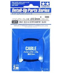 Tamiya 1/24 Detail Up Parts Cable 0.5mm 12675