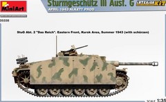 MINIART 35338 1/35 Scale StuG III Ausf. G Ausf 1943 Alkett Prod. Interior Kit