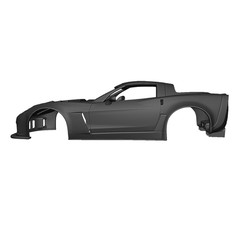 1/25 Scale Resin 2011 Corvette Z06 Body 3D Printed