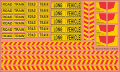 Road Train Waterslide Decals Multi Scale