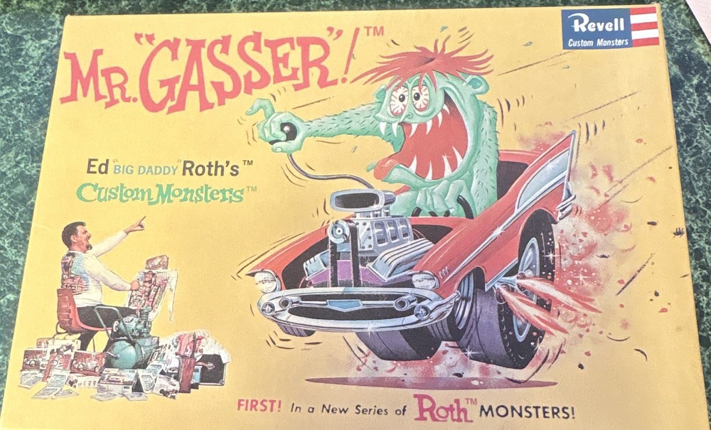 Revell Custom Monsters Ed “Big Daddy” Roth Mr. Gasser Plastic Kit 85-4177