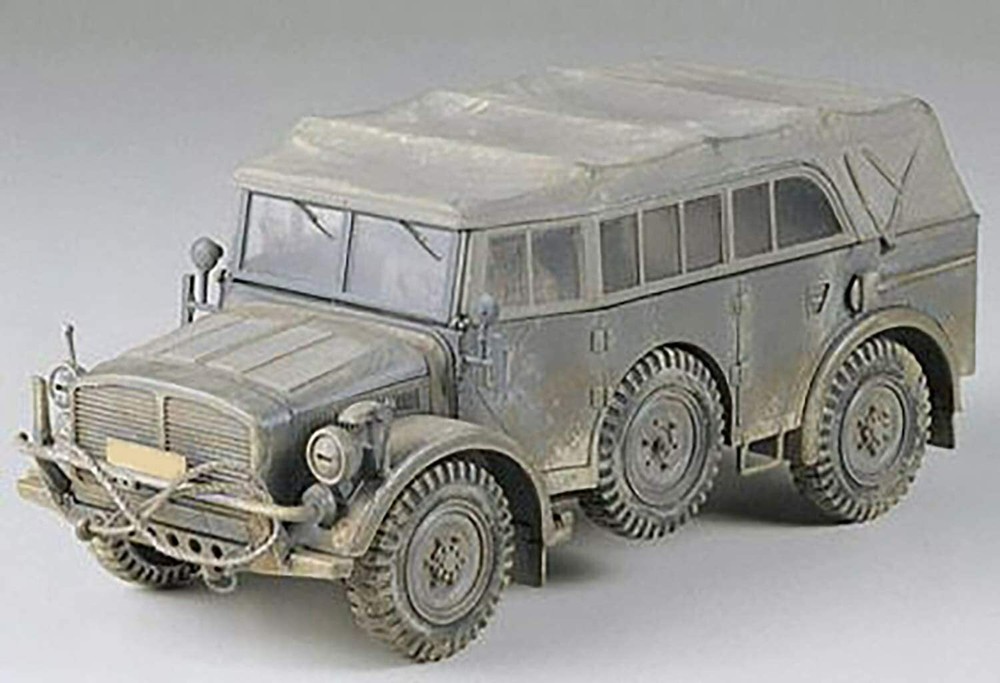 タミヤ 1/35 ミリタリーミニチュアシリーズ No.52 ドイツ陸軍 大型軍用乗用車 ホルヒタイプ1a プラモデル 35052