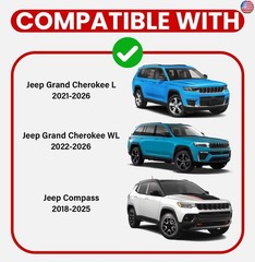 Soruci 300lbs Roof Rack Cross Bars Fit for 2021-2026 Jeep Grand Cherokee L