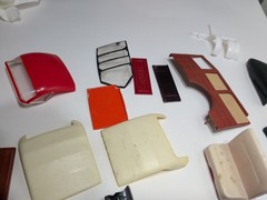 ✨VINTAGE✨ Model Kit Junkyard Graveyard Car Parts LOT Of Car Hoods Hard Tops Door