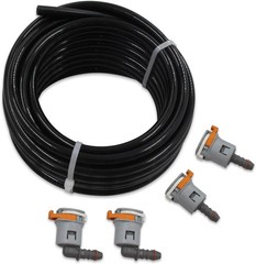 Automotive 25 Feet 3/8″ Nylon Fuel Line Tubing Replacement Fuel Line Repair Kit