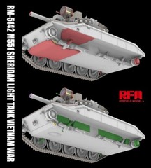 RYEFIELD MODEL RFM RM-5142 1/35 M551 Sheridan Light Tank Vietnam War