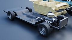 3d Printed 1/25 1968 Chevrolet Impala 4 Door Model Kit