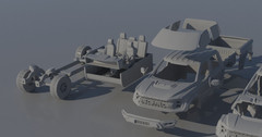 ABS-LIKE RESIN 3D PRINTED 1/25 2022 FORD RAPTOR CREW CAB KIT. PLEASE READ!