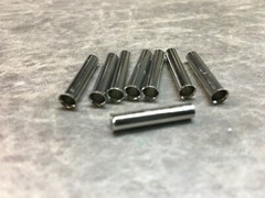 Set of 8 Metal Injector Stacks 1/24 scale – 20 MM long 3.7 MM Diameter 4.7 Flare