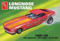 AMT 1268 Longnose Mustang Funny Car 1/25 model kit