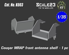 Scale23 1/35 Cougar MRAP Front Antenna Shelf (1pc)