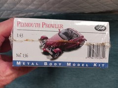 Testors 1998 Plymouth Prowler 1:43 Scale Metal Model Kit #136 Chrysler Vintage