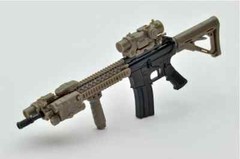 TomyTec Little Armory 1/12 LA037 M4A1SOPMOD Block 2 GUN Plastic Model Kit
